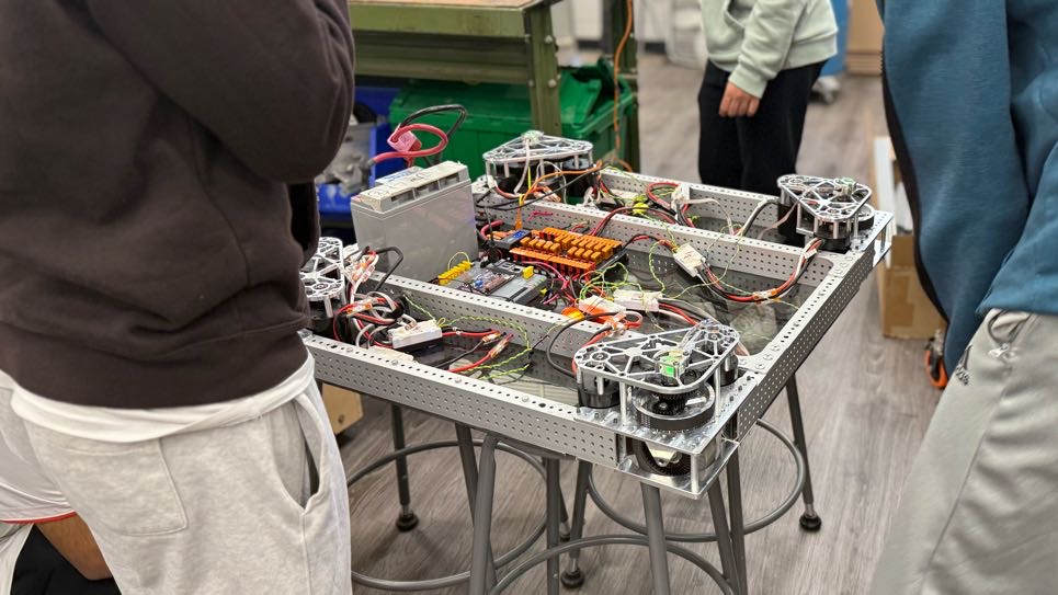 Mechanical Team at Work